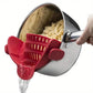 Adjustable Silicone Clip-On Strainer for Pots and Pans