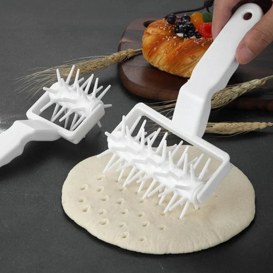 Plastic Dough Roller & Pastry Cutter Set – Pizza, Pie, Bread Tools