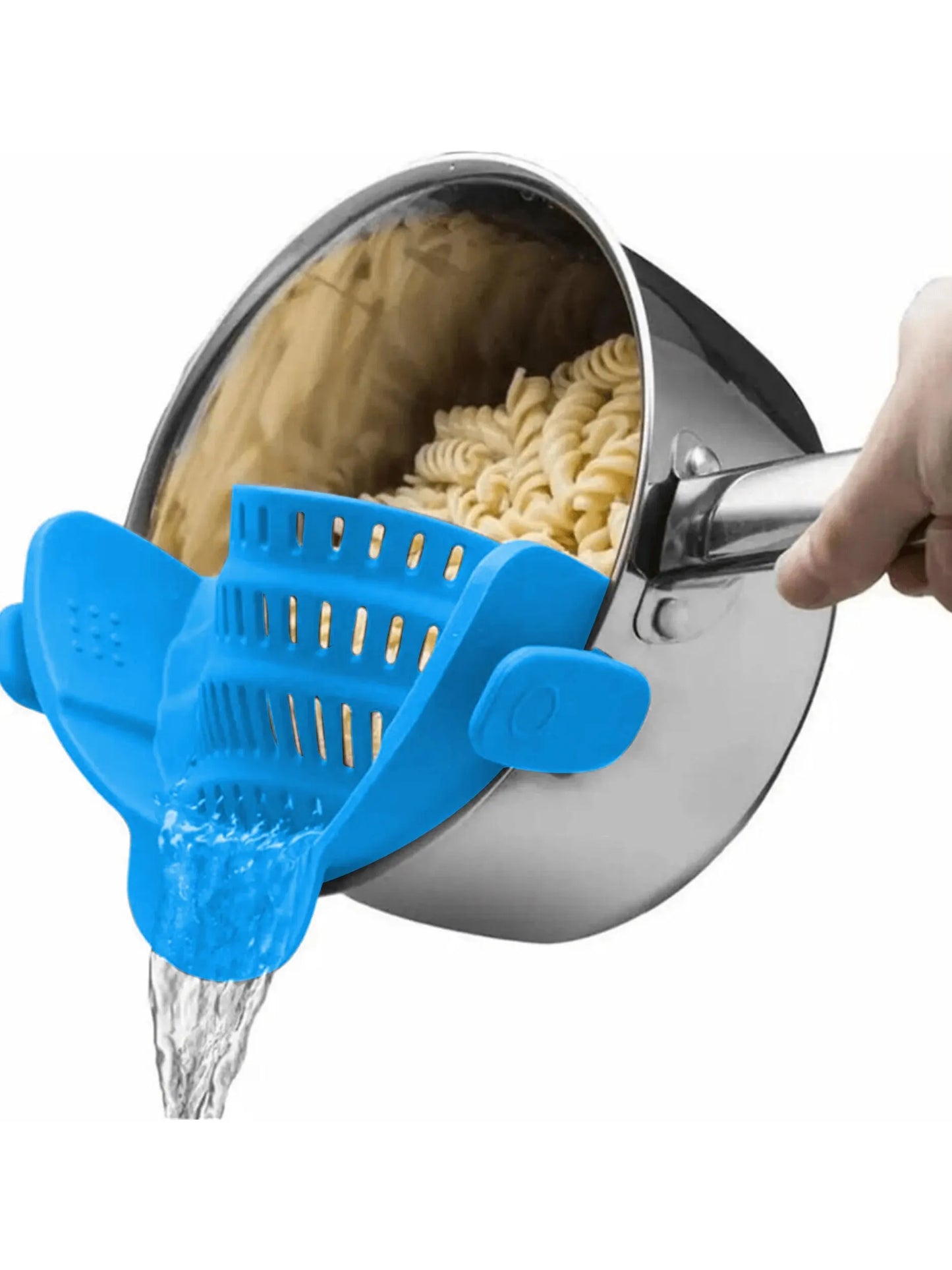 Adjustable Silicone Clip-On Strainer for Pots and Pans