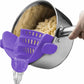 Adjustable Silicone Clip-On Strainer for Pots and Pans