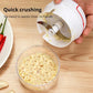 1pc White Hand-Pulled Garlic Grinder – Multi-Functional Kitchen Too