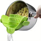 Adjustable Silicone Clip-On Strainer for Pots and Pans